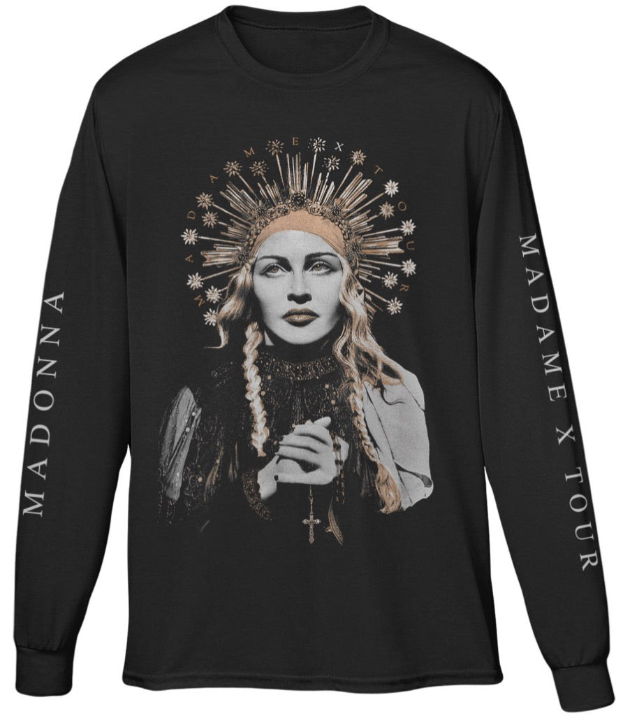 Madonna Grace Black Longsleeve Official Merchandise
