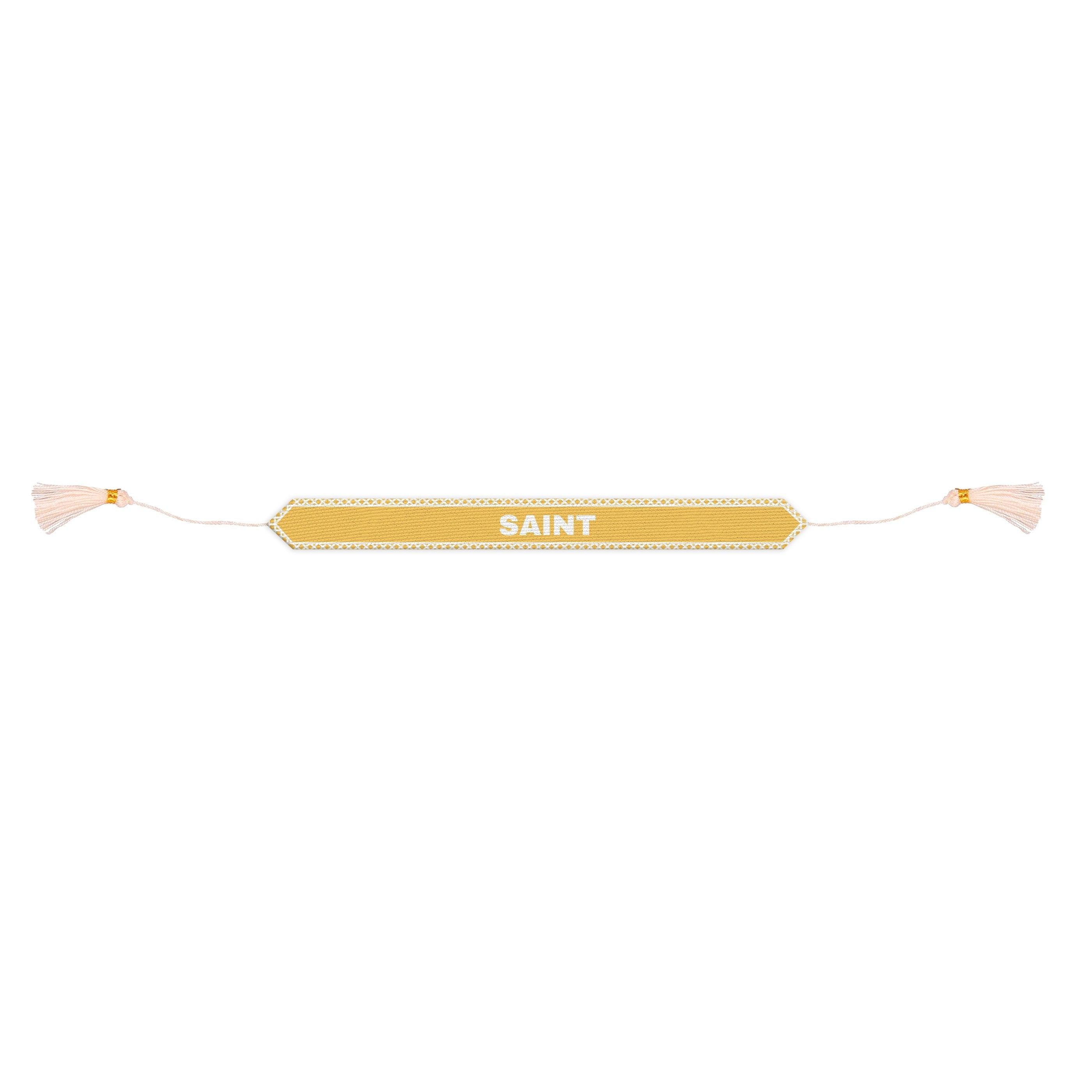Saint woven bracelet